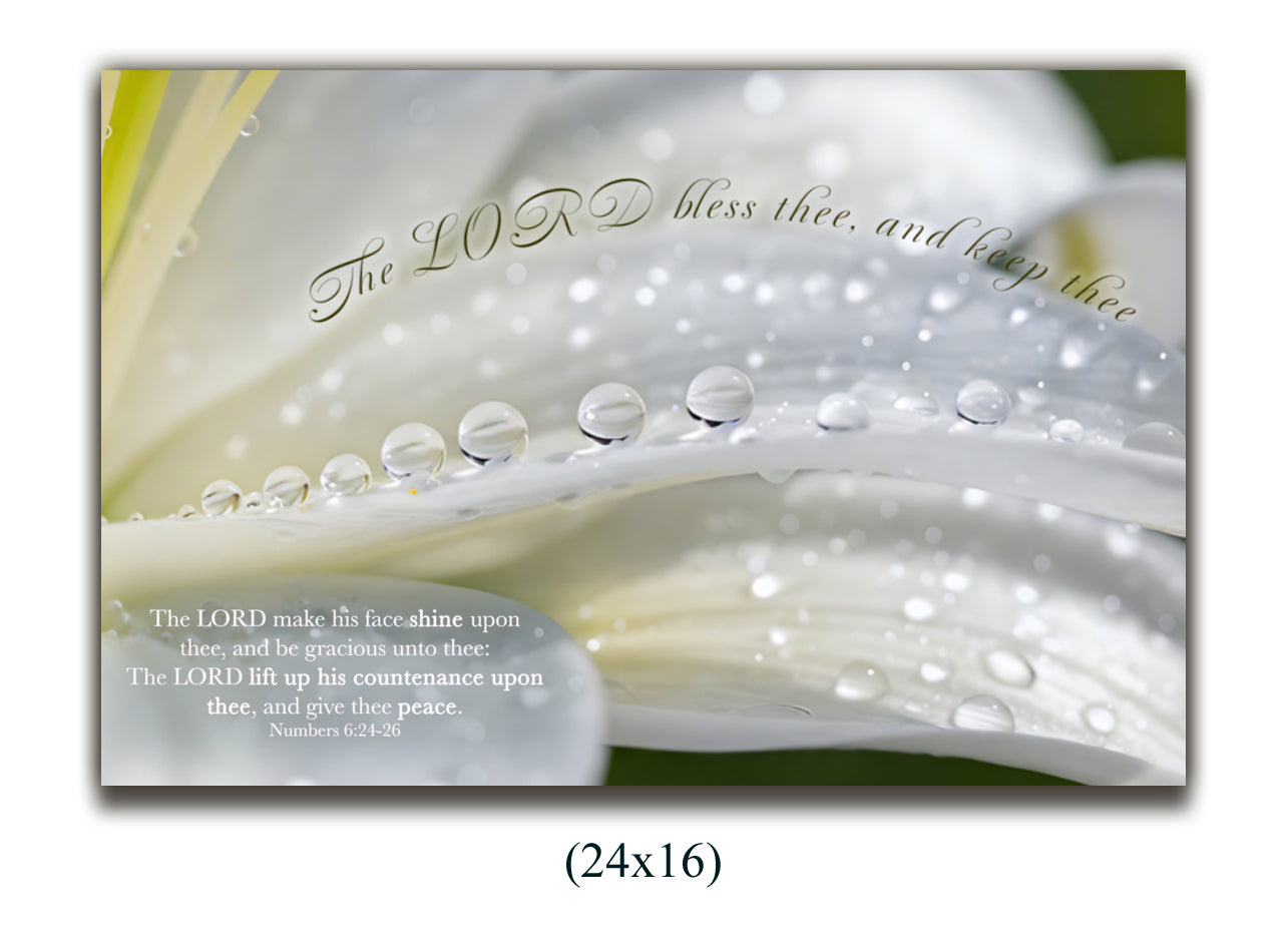 Canvas Numbers 6:24-26