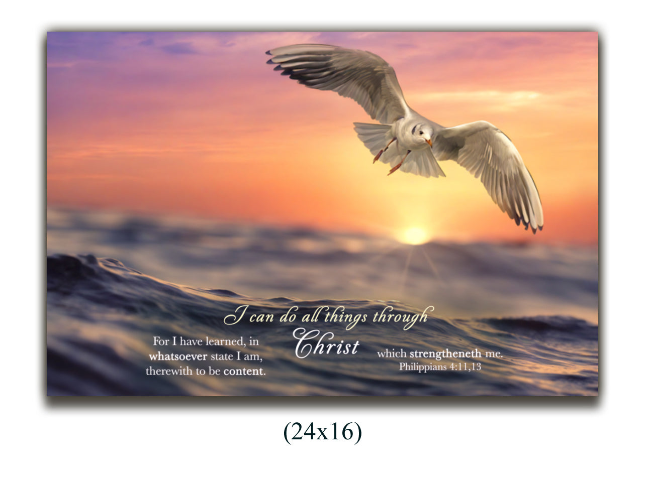 Canvas Philippians 4:11,13