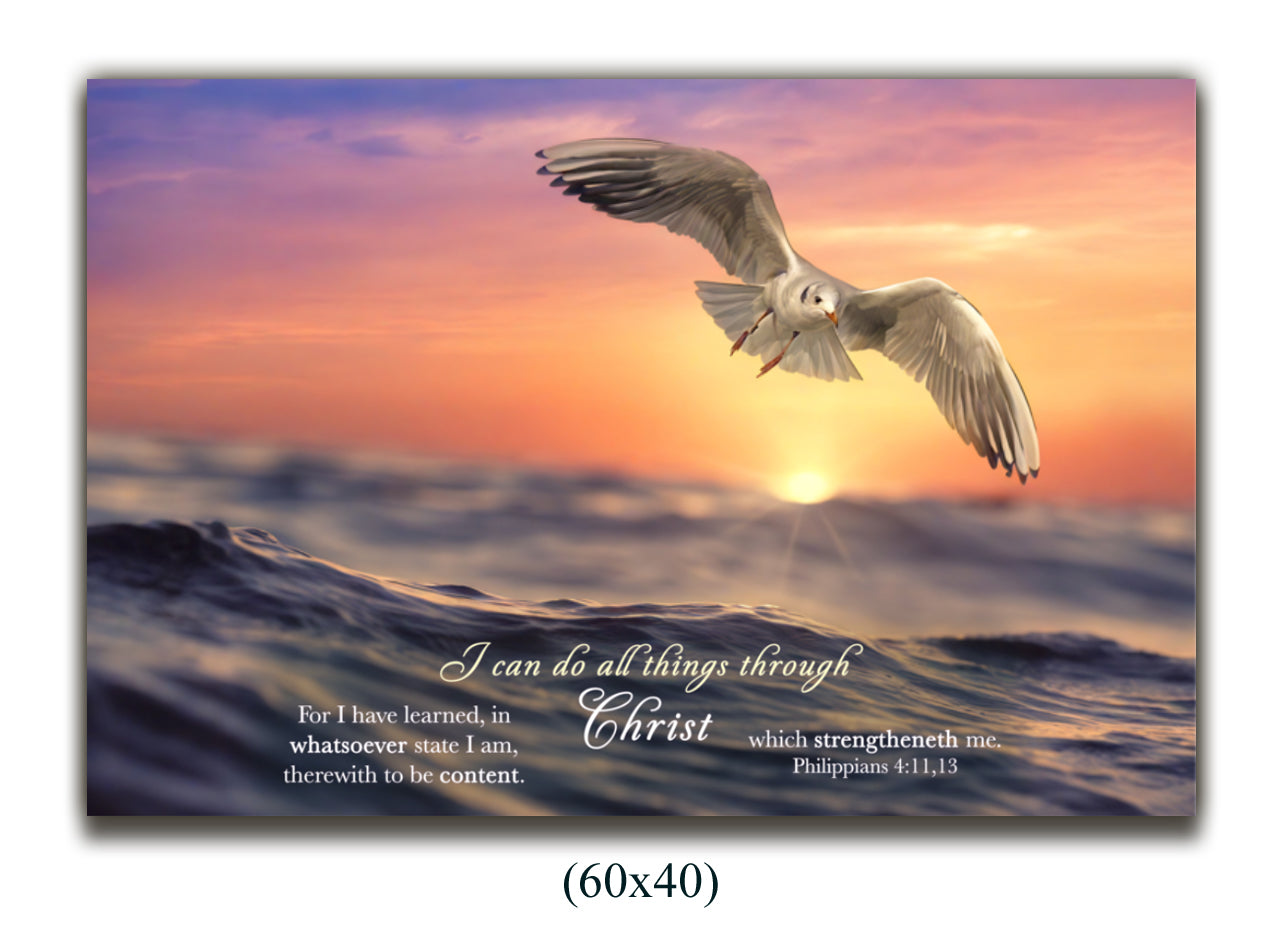 Canvas Philippians 4:11,13