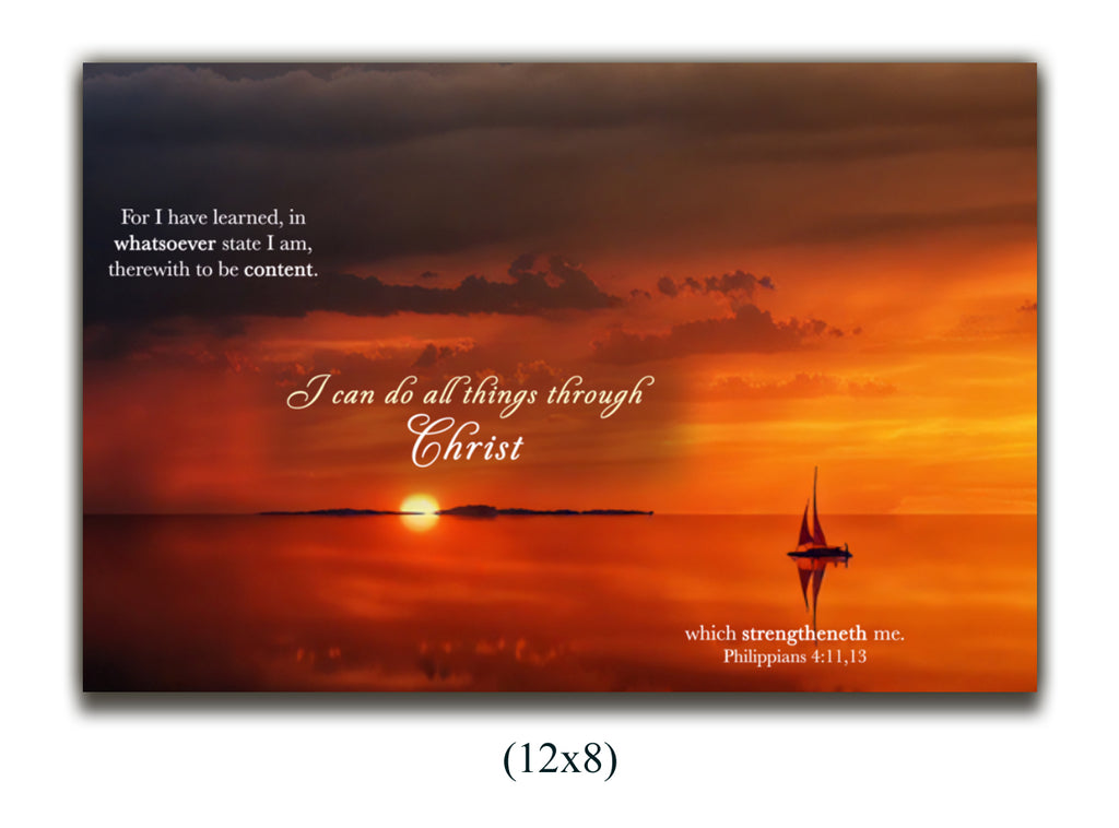 Canvas Philippians 4:11,13