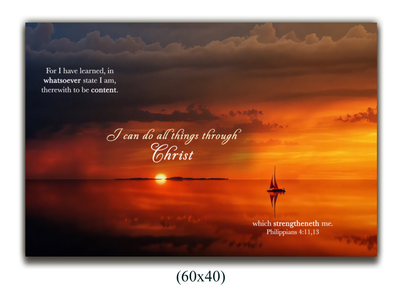 Canvas Philippians 4:11,13