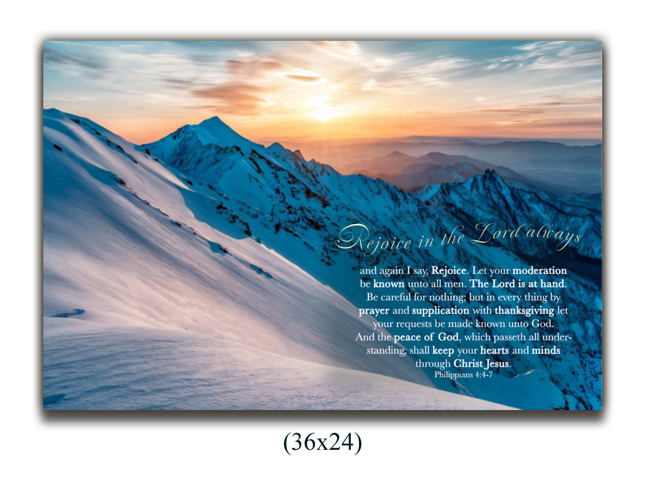 Canvas Philippians 4:4-7