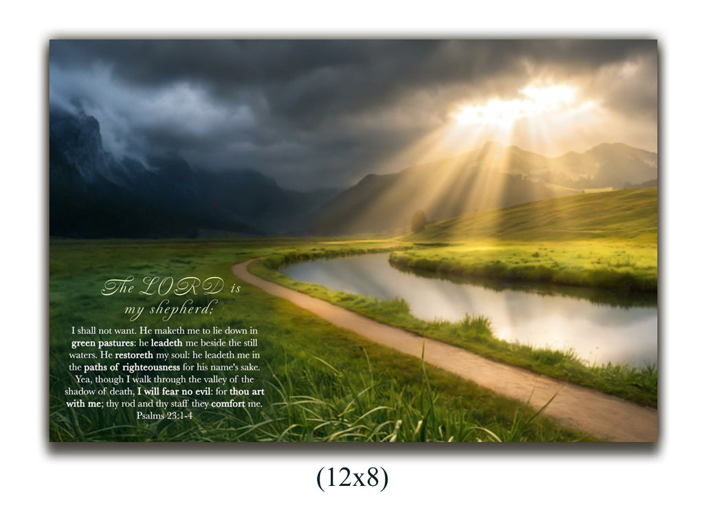 Canvas Psalms 23:1-4