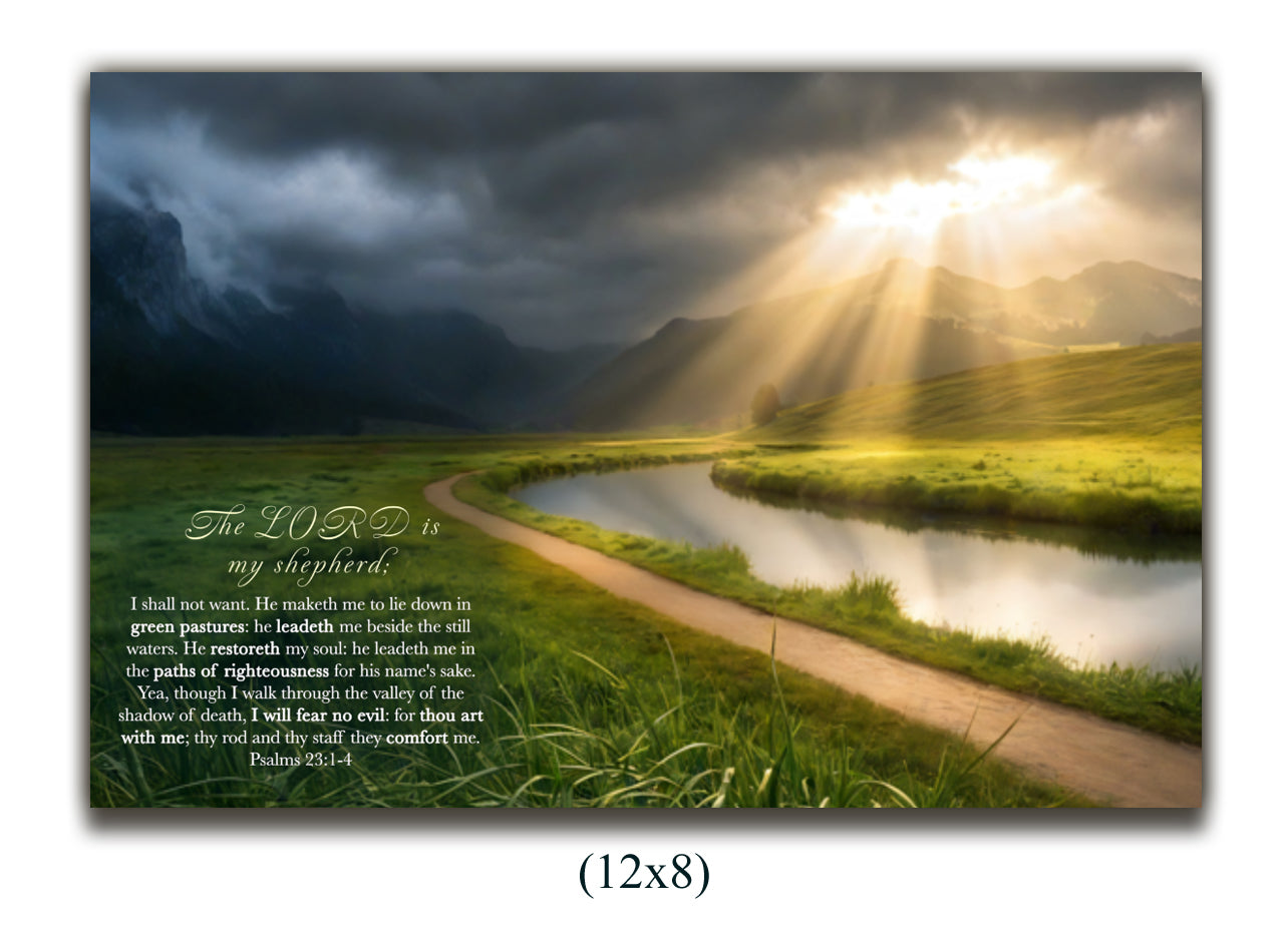 Canvas Psalms 23:1-4