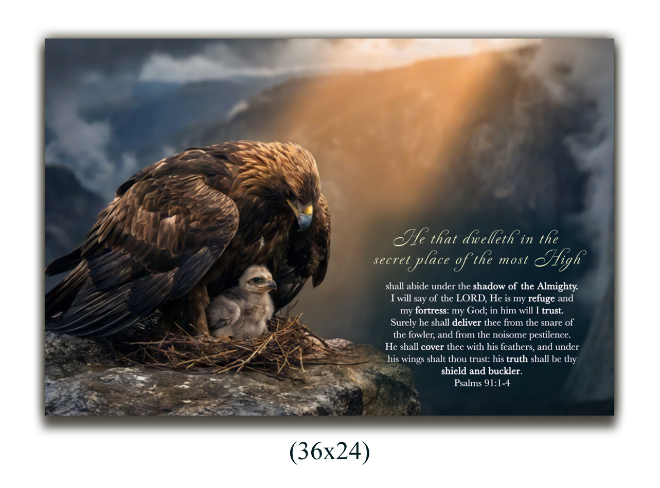 Canvas Psalms 91:1-4