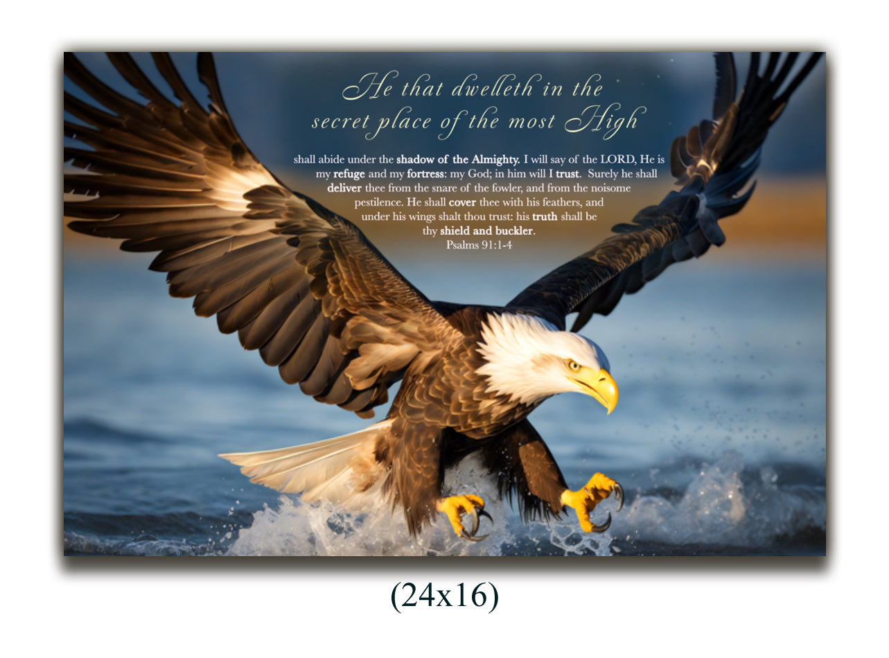 Canvas Psalms 91:1-4