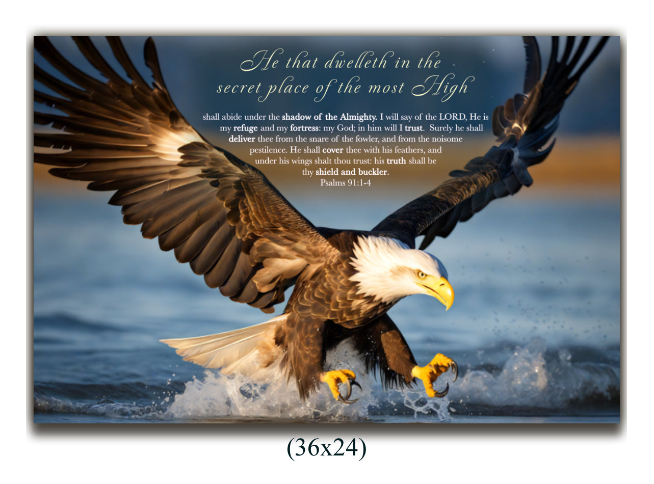 Canvas Psalms 91:1-4